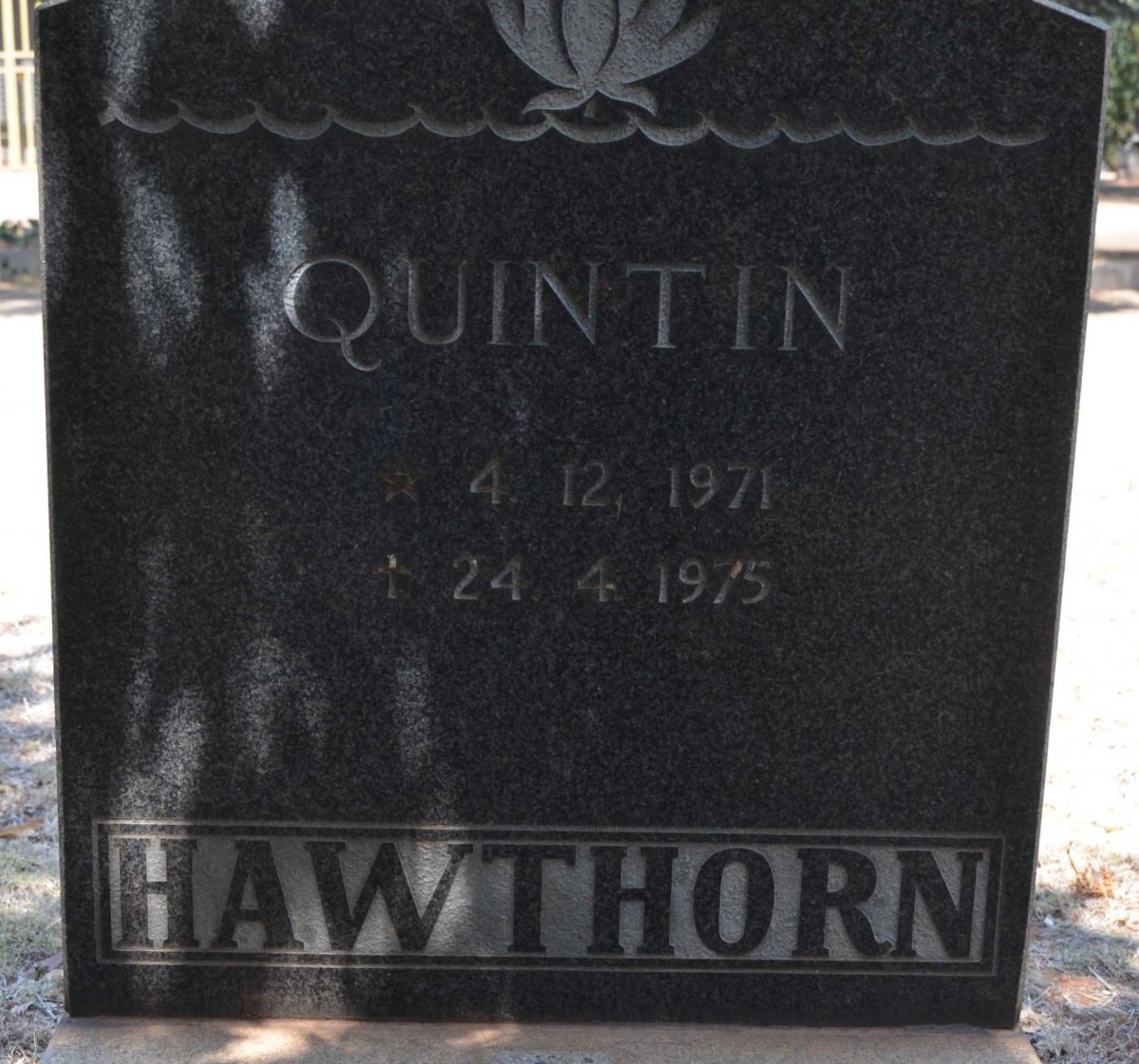 HAWTHORN Quintin 1971-1975