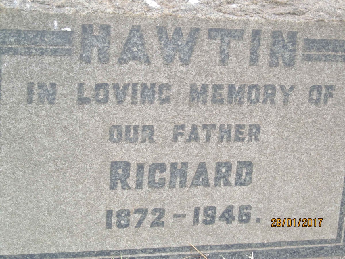 HAWTIN Richard 1872-1946