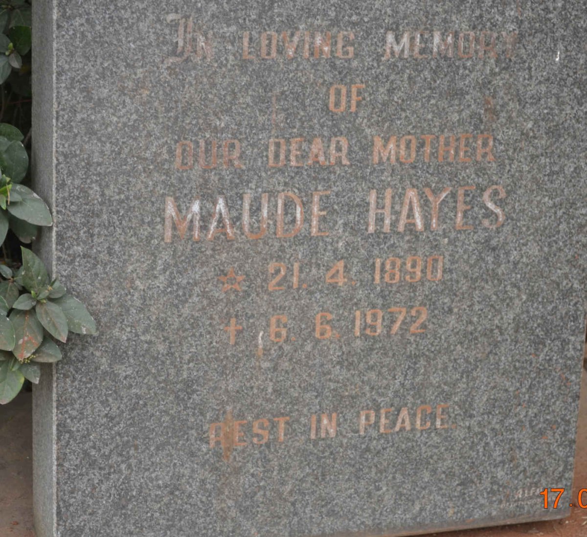 HAYES Maude 1890-1972