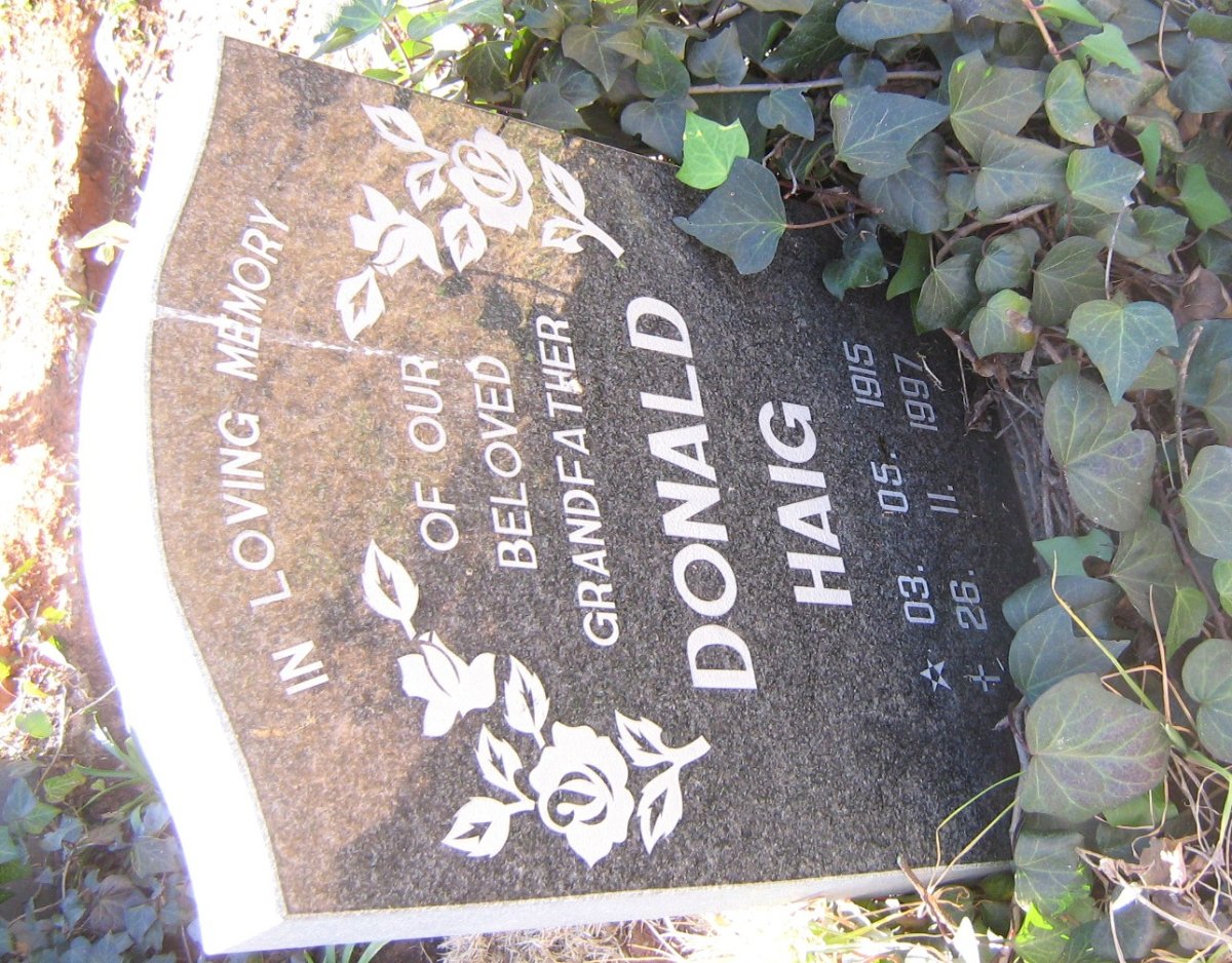 HAIG Donald 1915-1997