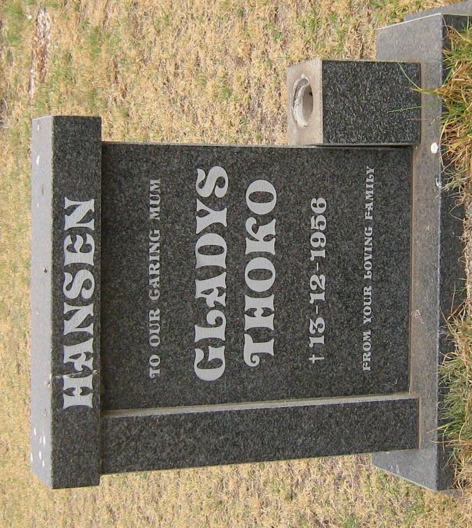 HANSEN Gladys Thoko -1956