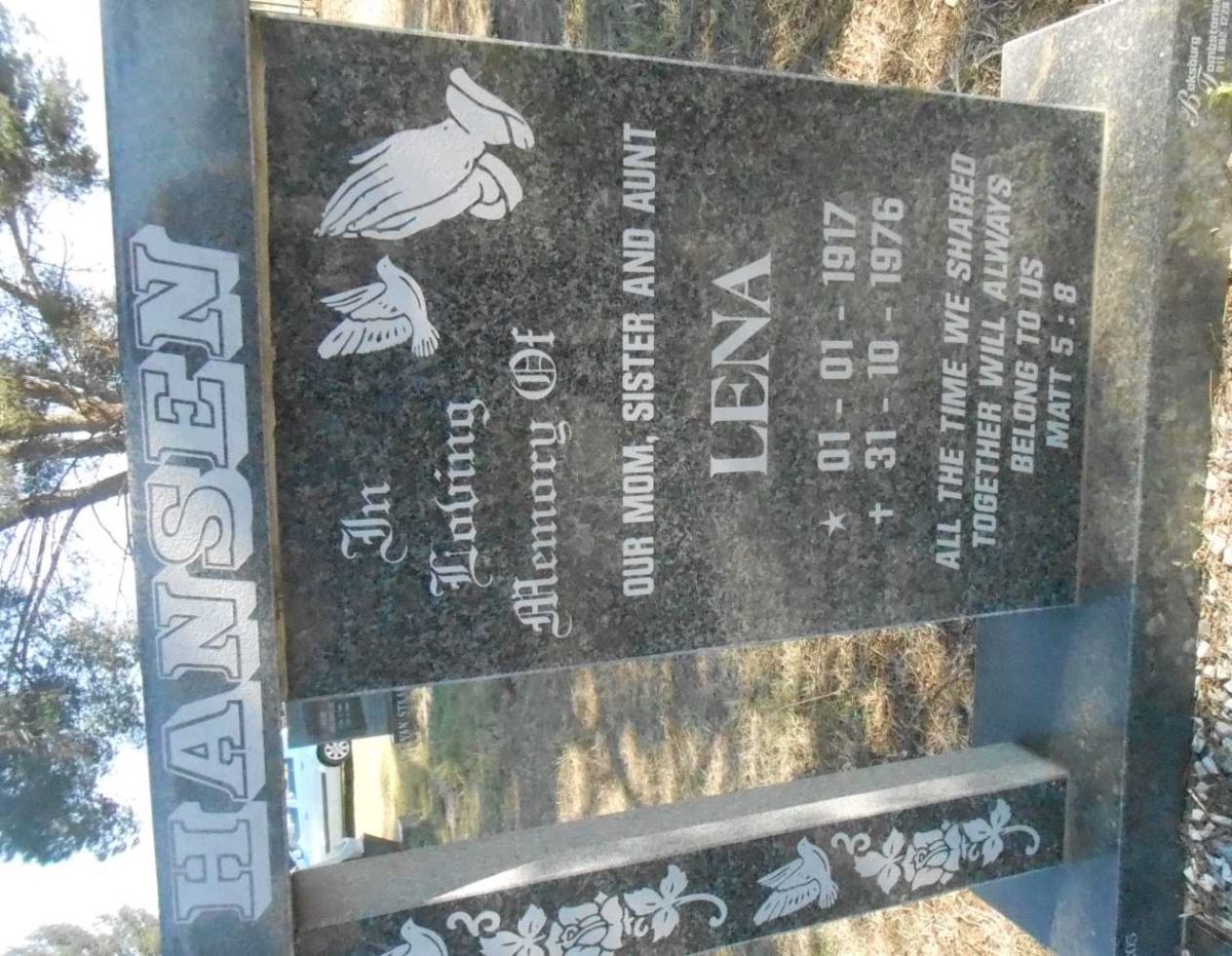 HANSEN Lena 1917-1976