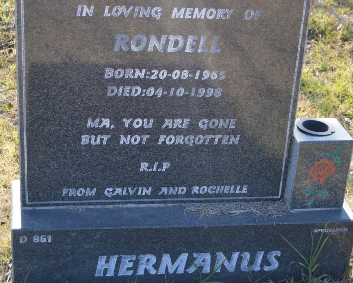 HERMANUS Rondell 1965-1998