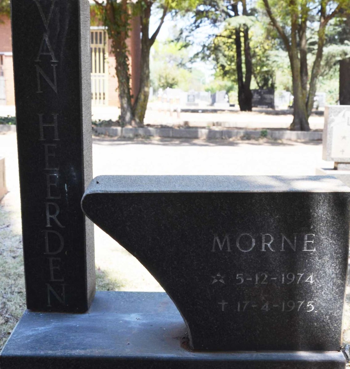 HEERDEN Morné, van 1974-1975