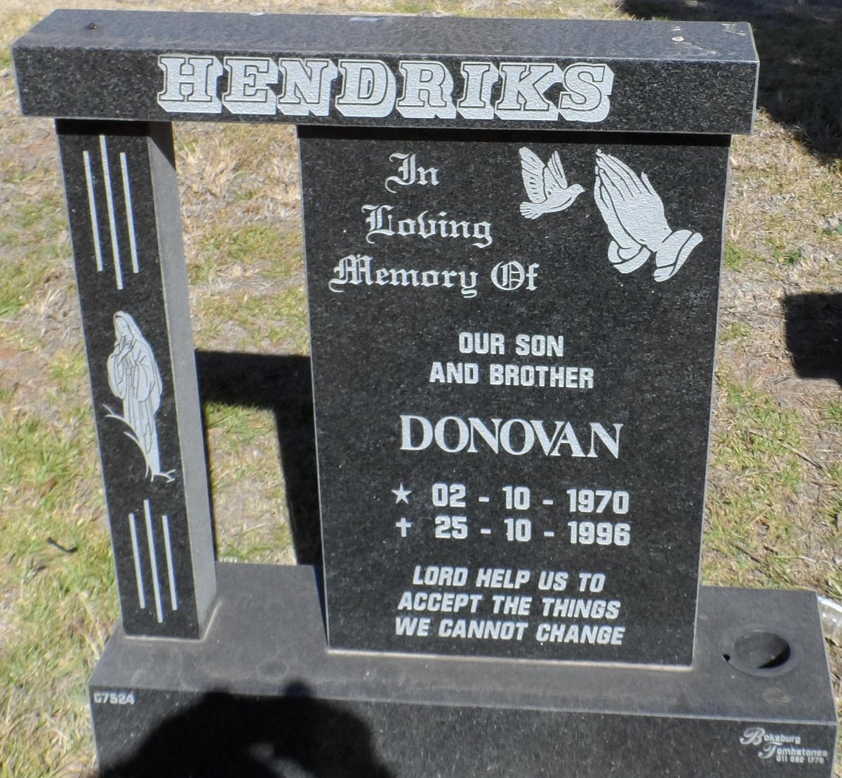 HENDRIKS Donovan 1970-1996