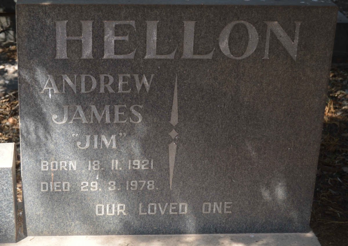HELLON Andrew James 1921-1978