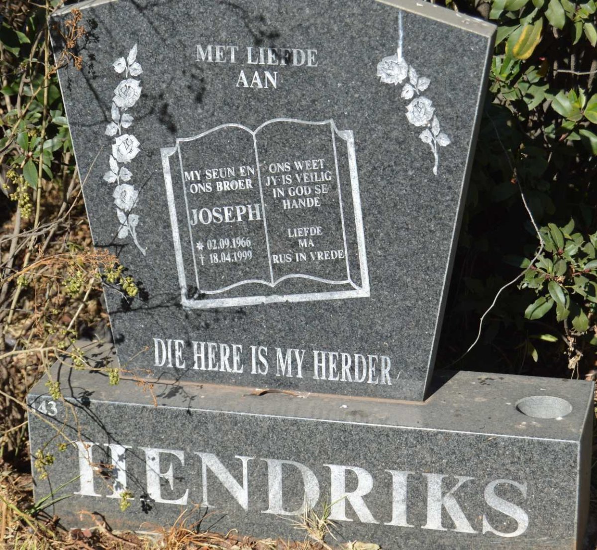 HENDRIKS Joseph 1966-1999