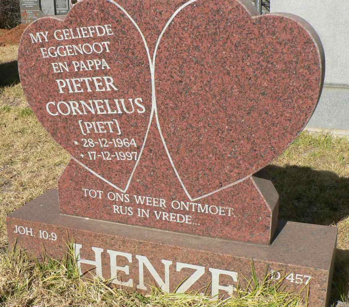 HENZE Pieter Cornelius 1964-1997