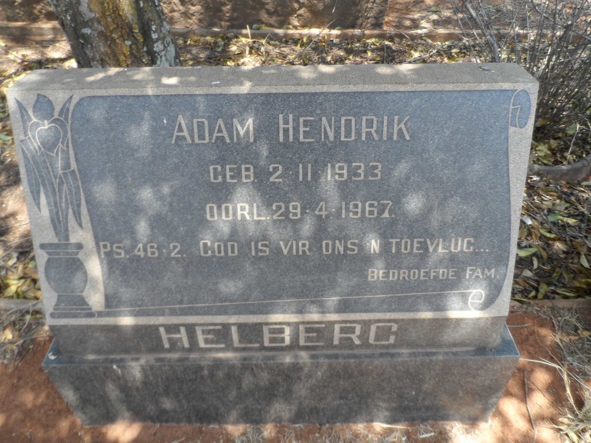 HELBERG Adam Hendrik 1933-1967