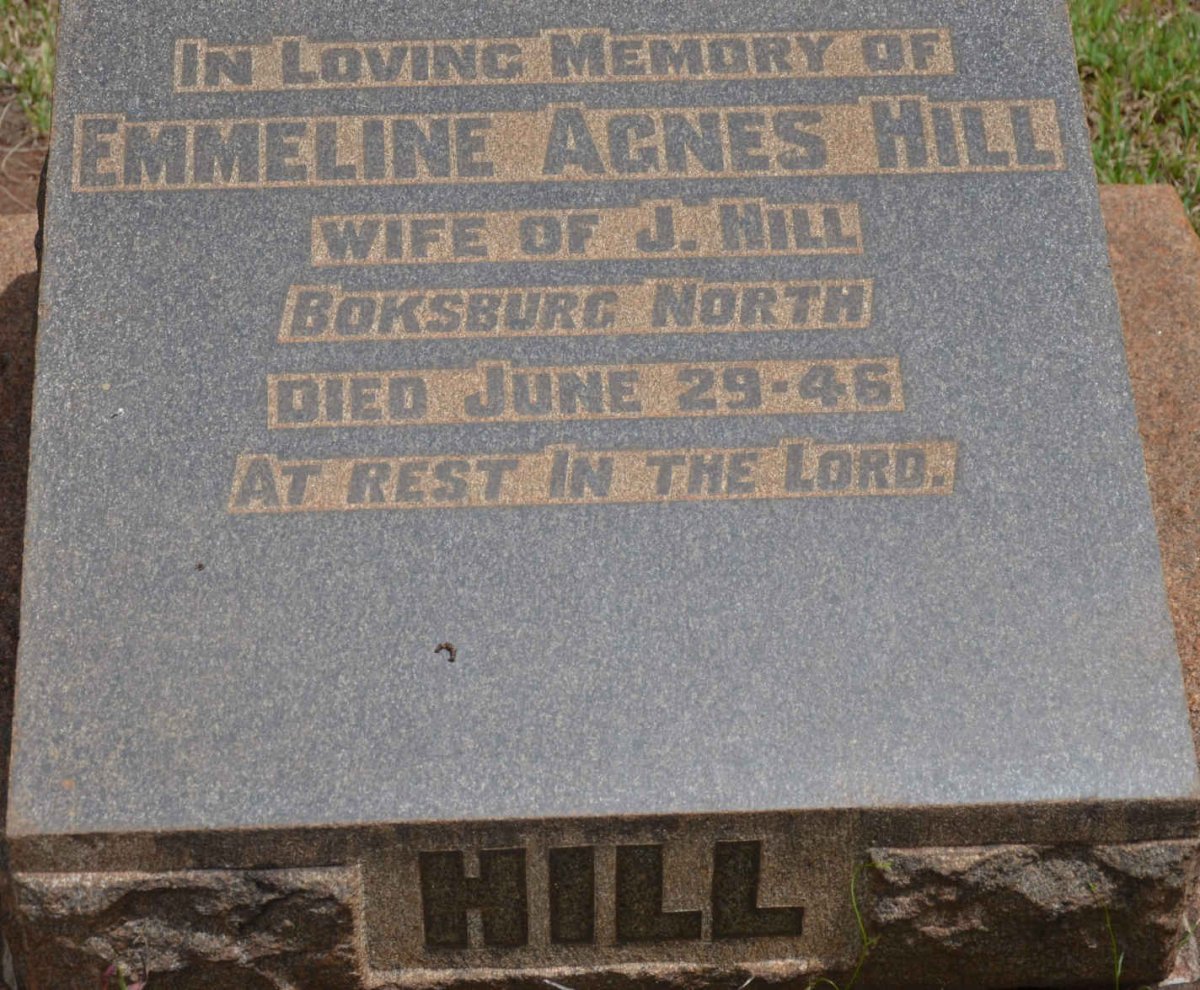 HILL Emmeline Agnes -1946