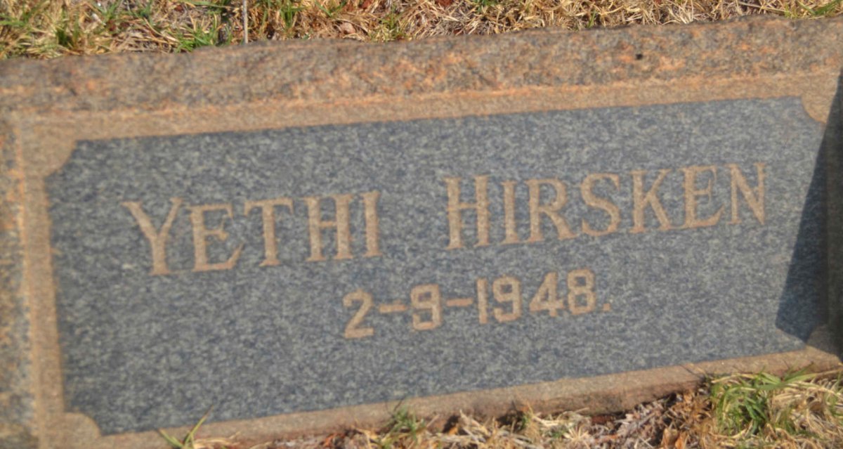 HIRSKEN Yethi -1948
