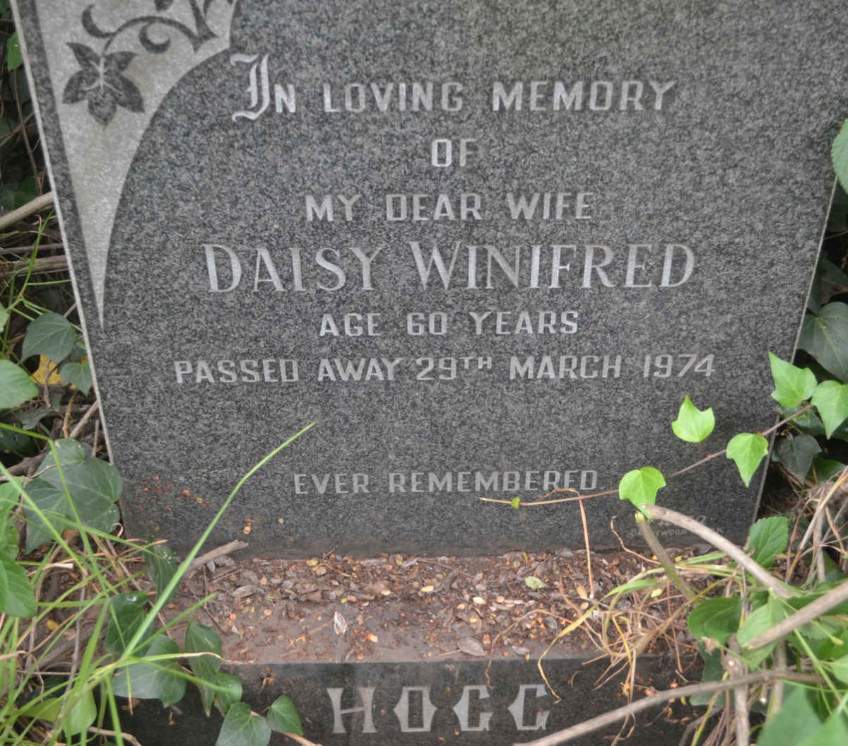 HOGG Daisy Winifred -1974