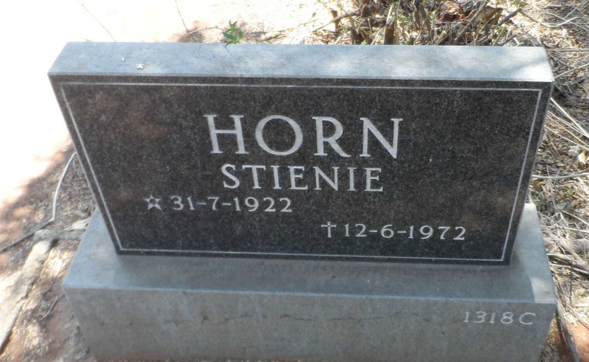 HORN Stienie 1922-1972