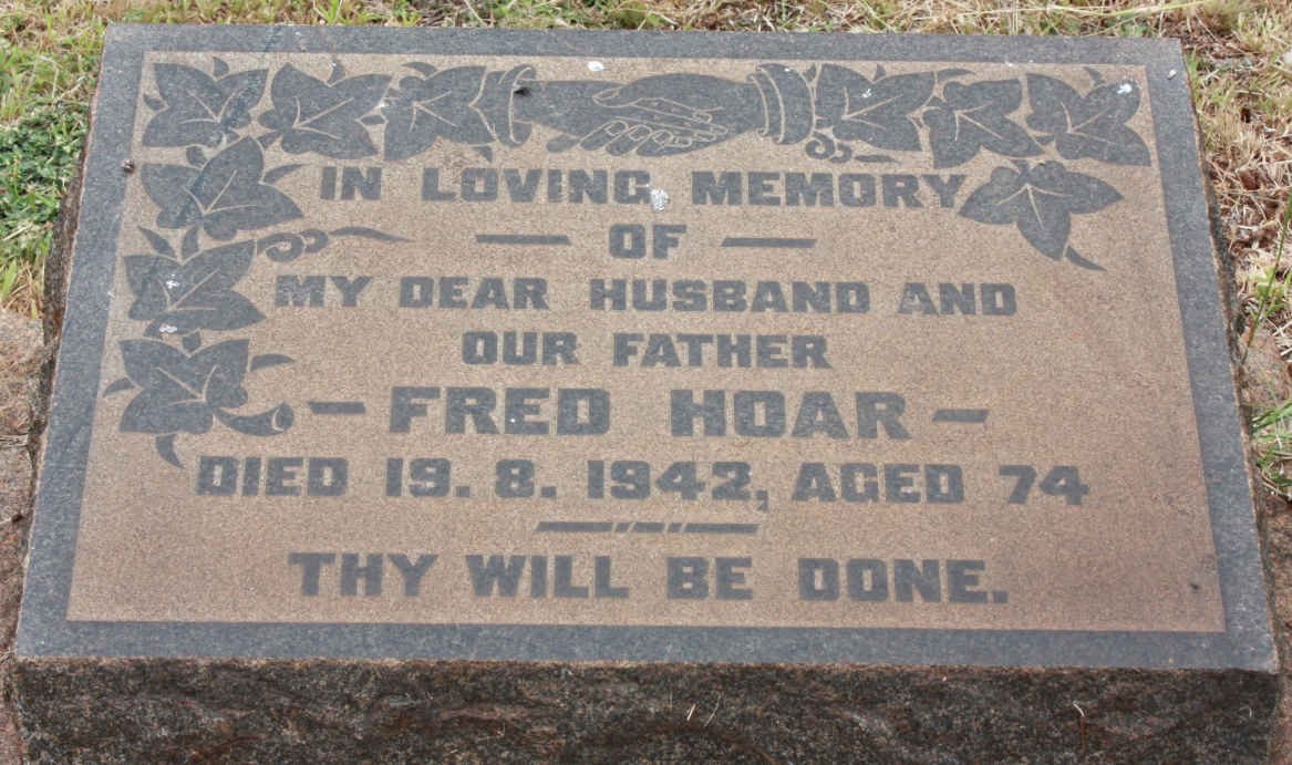 HOAR Fred -1942