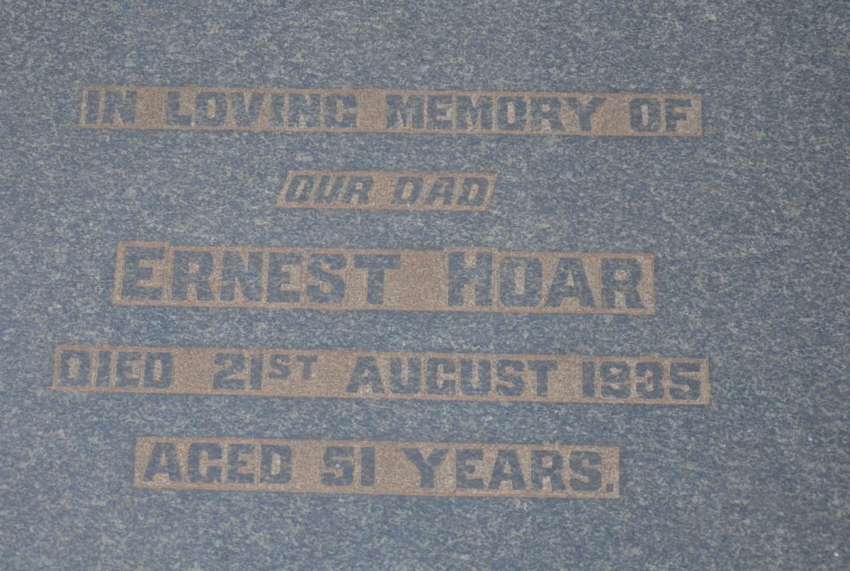 HOAR Ernest -1935