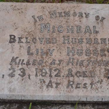 HUSSEY Micheal -1912