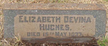 HUGHES Elizabeth Devina -1937