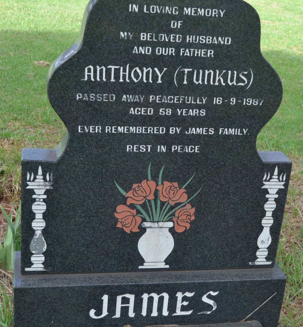JAMES Anthony -1987