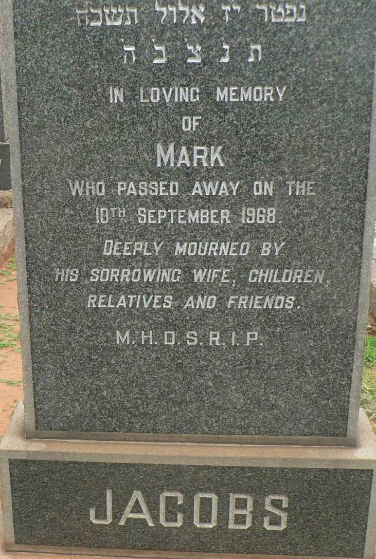 JACOBS Mark -1968