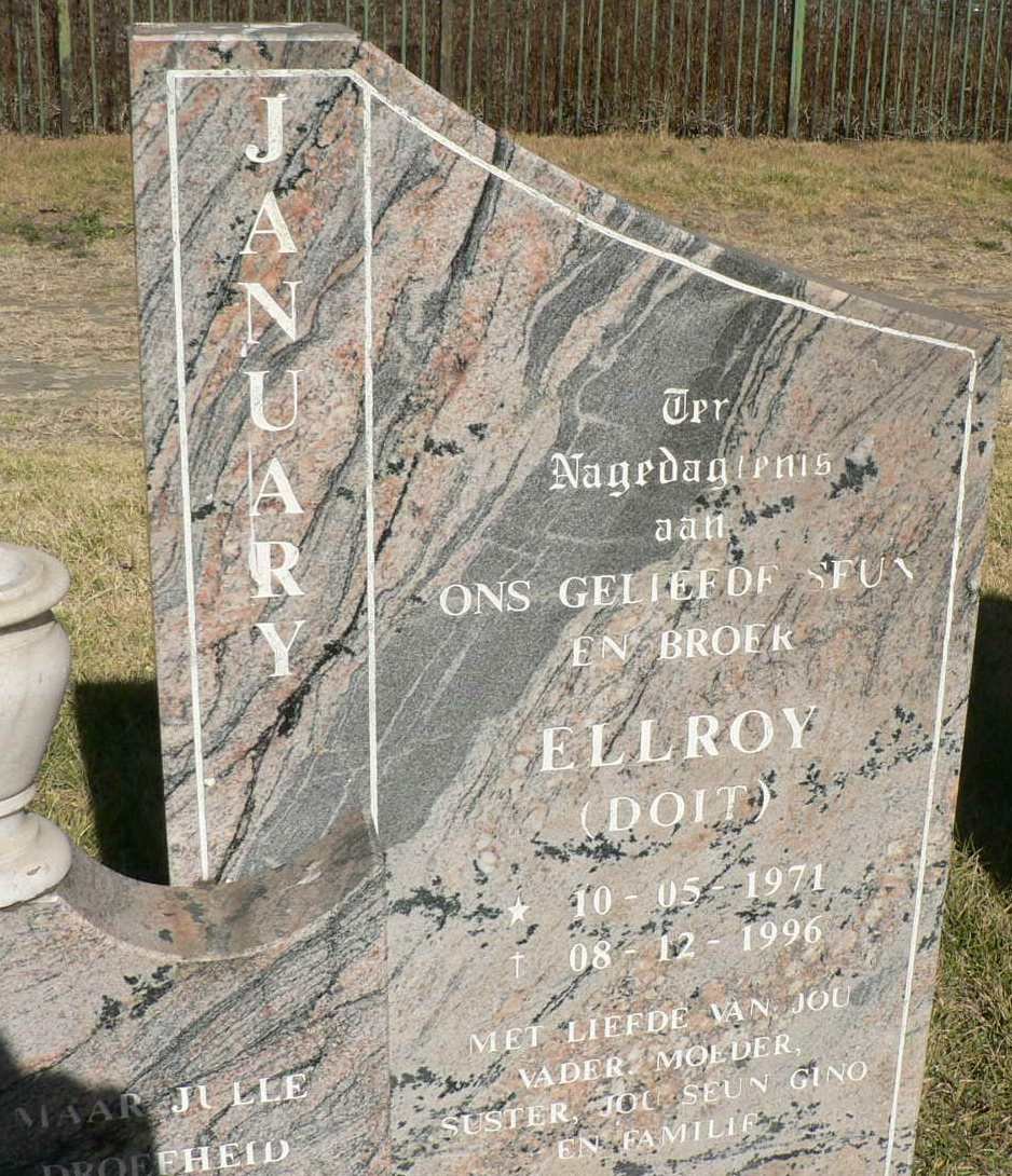 JANUARY Ellroy 1971-1996