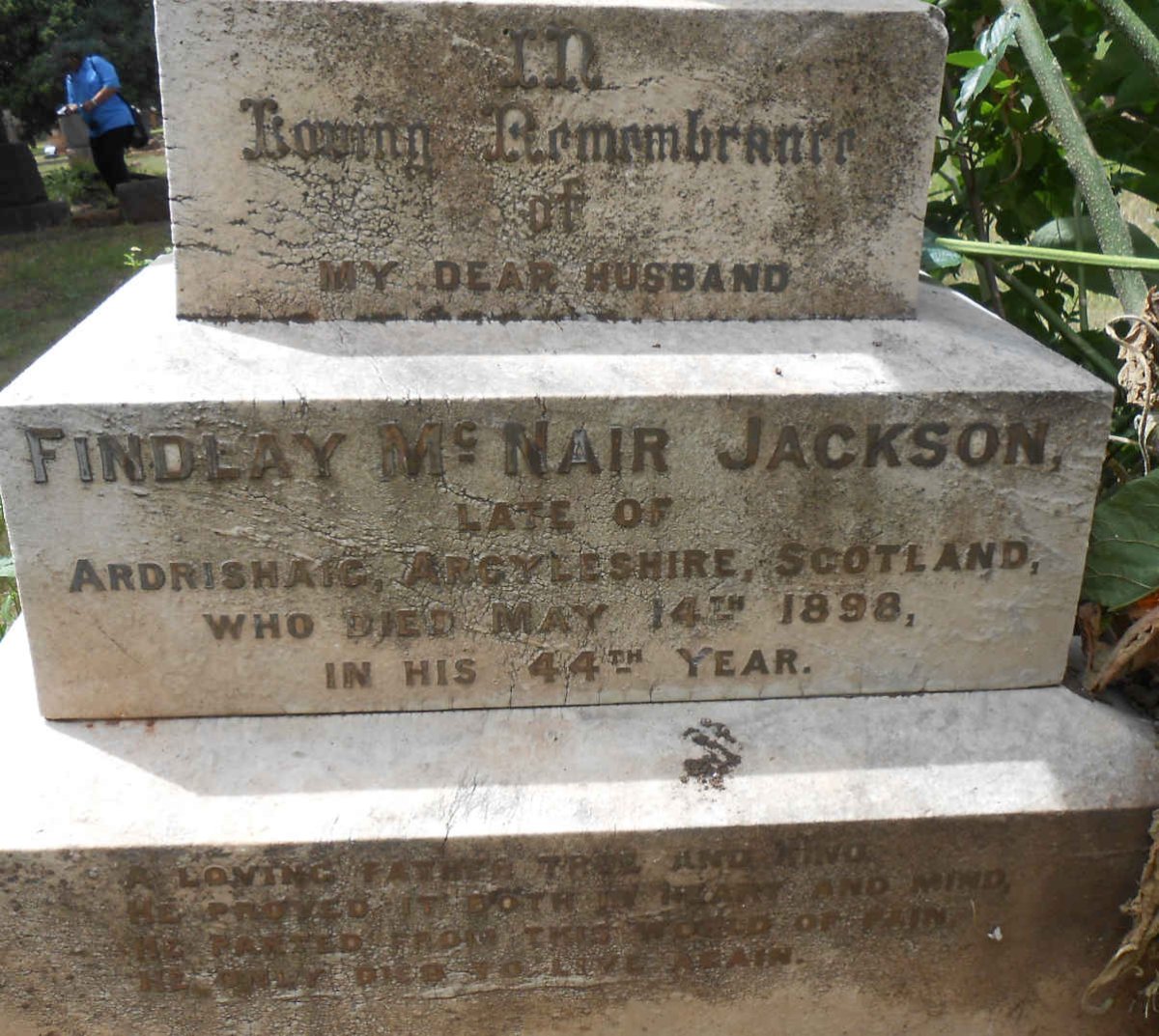 JACKSON Findlay McNair -1898