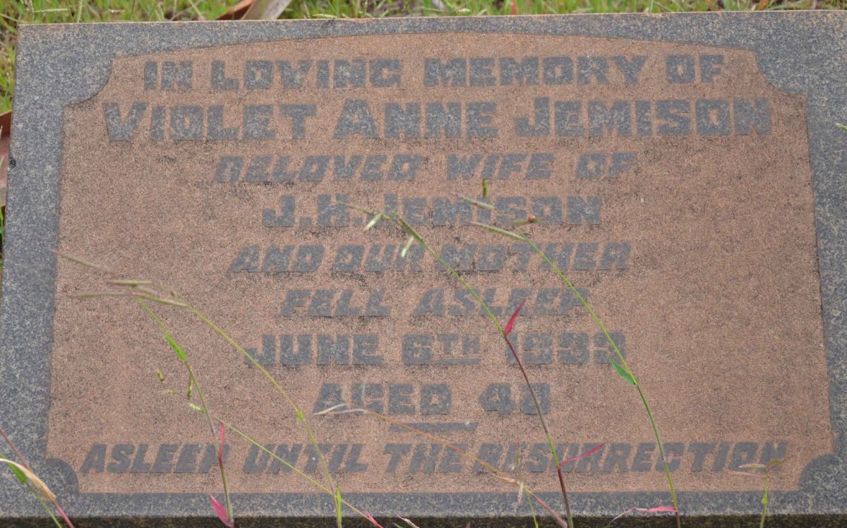 JEMISON Violet Anne -1933