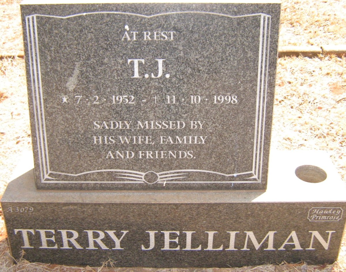 JELLIMAN T.J. 1952-1998