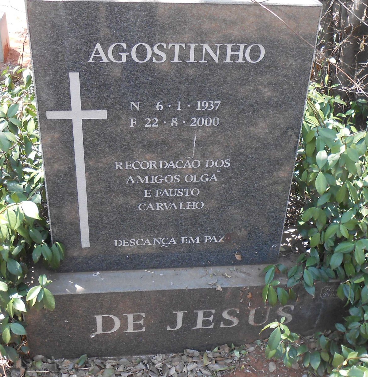 JESUS Agostinho, de 1937-2000