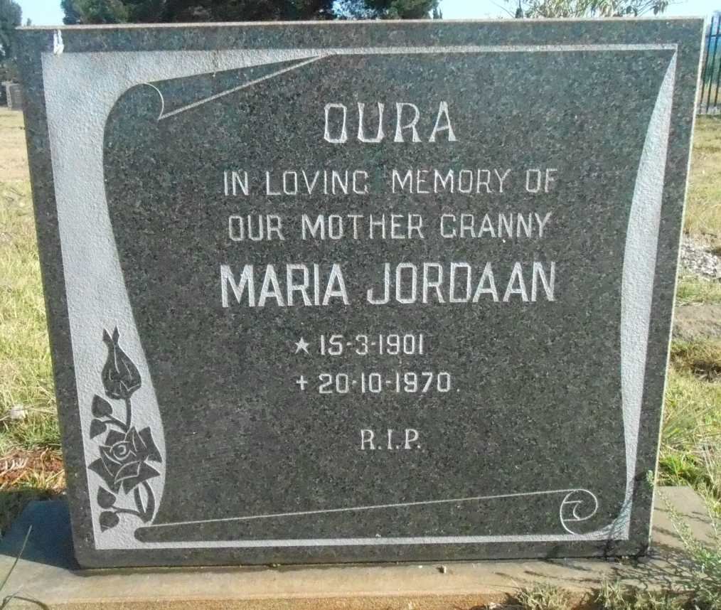 JORDAAN Maria 1901-1970