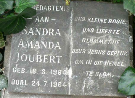 JOUBERT Sandra Amanda 1964-1964