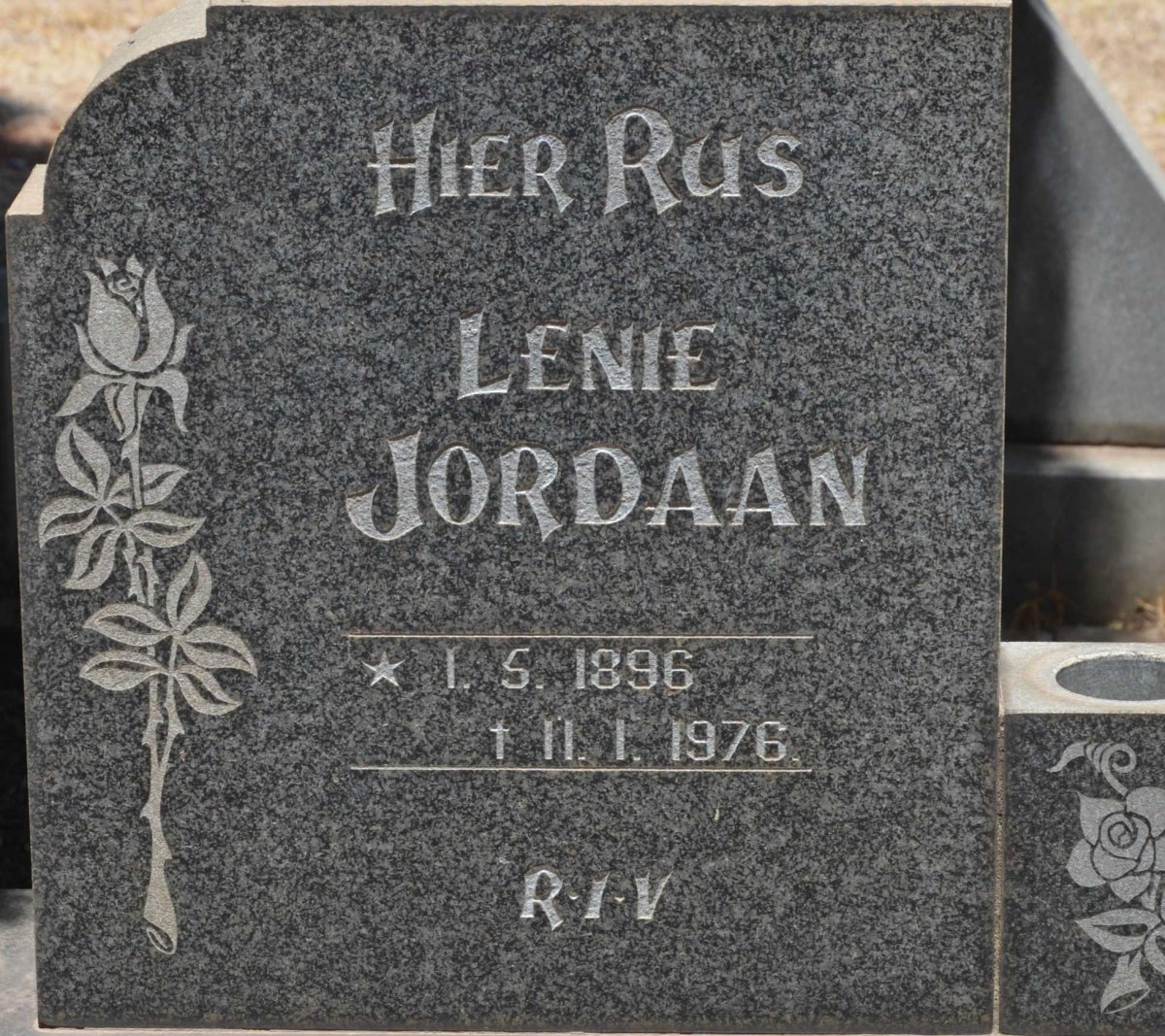 JORDAAN Lenie 1896-1976