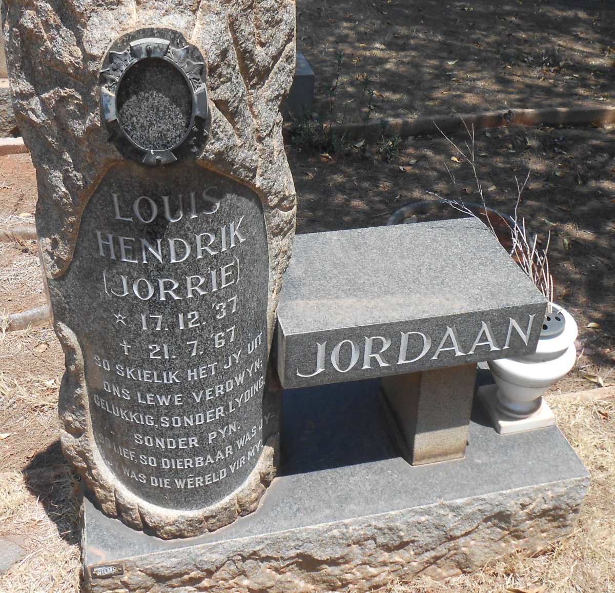 JORDAAN Louis Hendrik 1937-1967