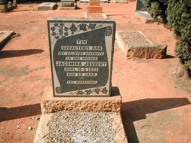 JOUBERT Jacomina -1933