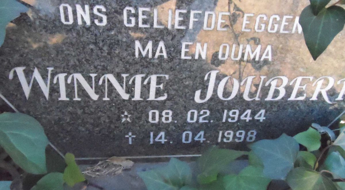 JOUBERT Winnie 1944-1998