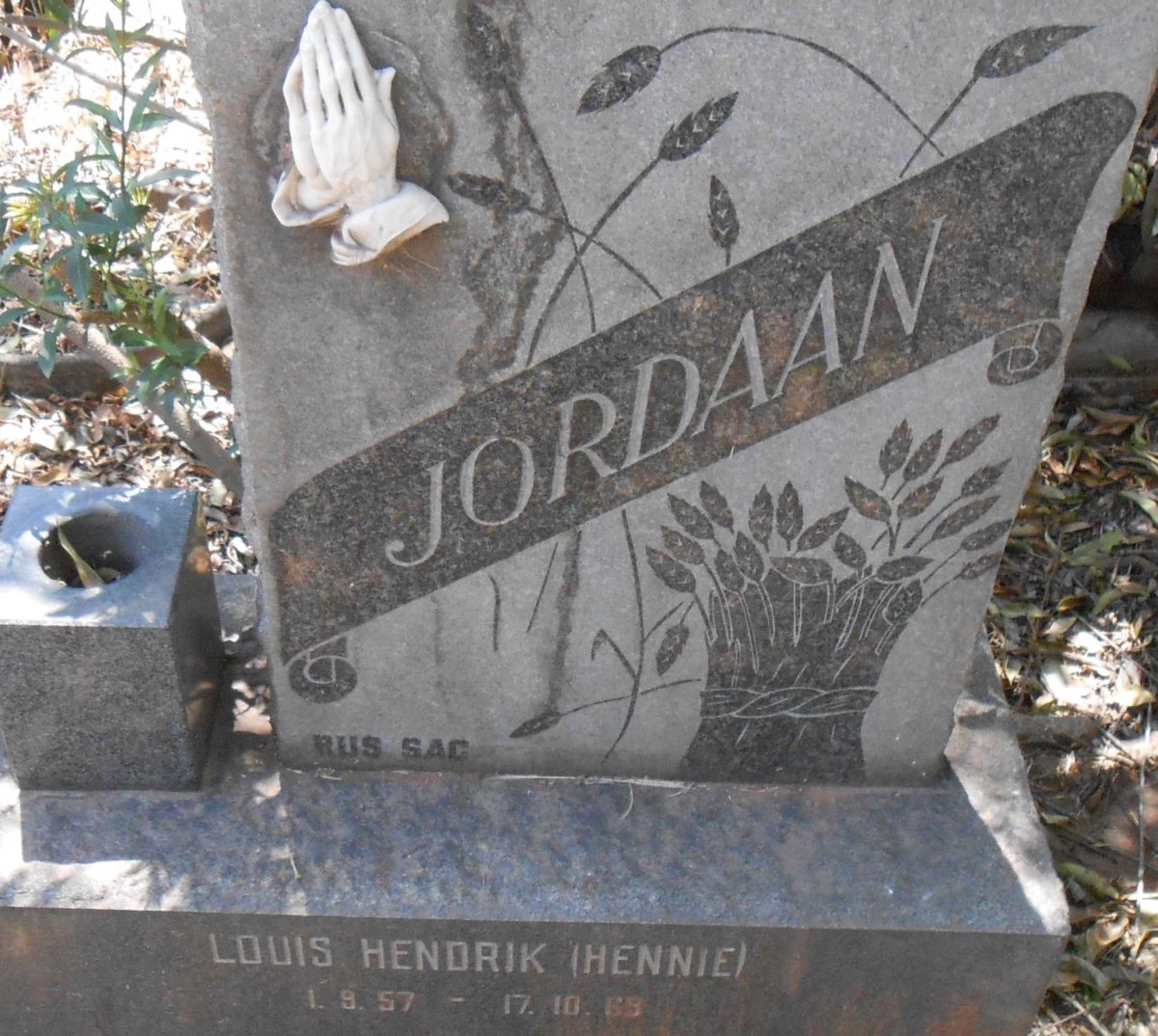 JORDAAN Louis Hendrik 1957-1969