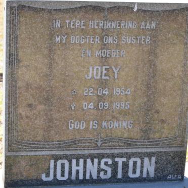 JOHNSTON Joey 1954-1995