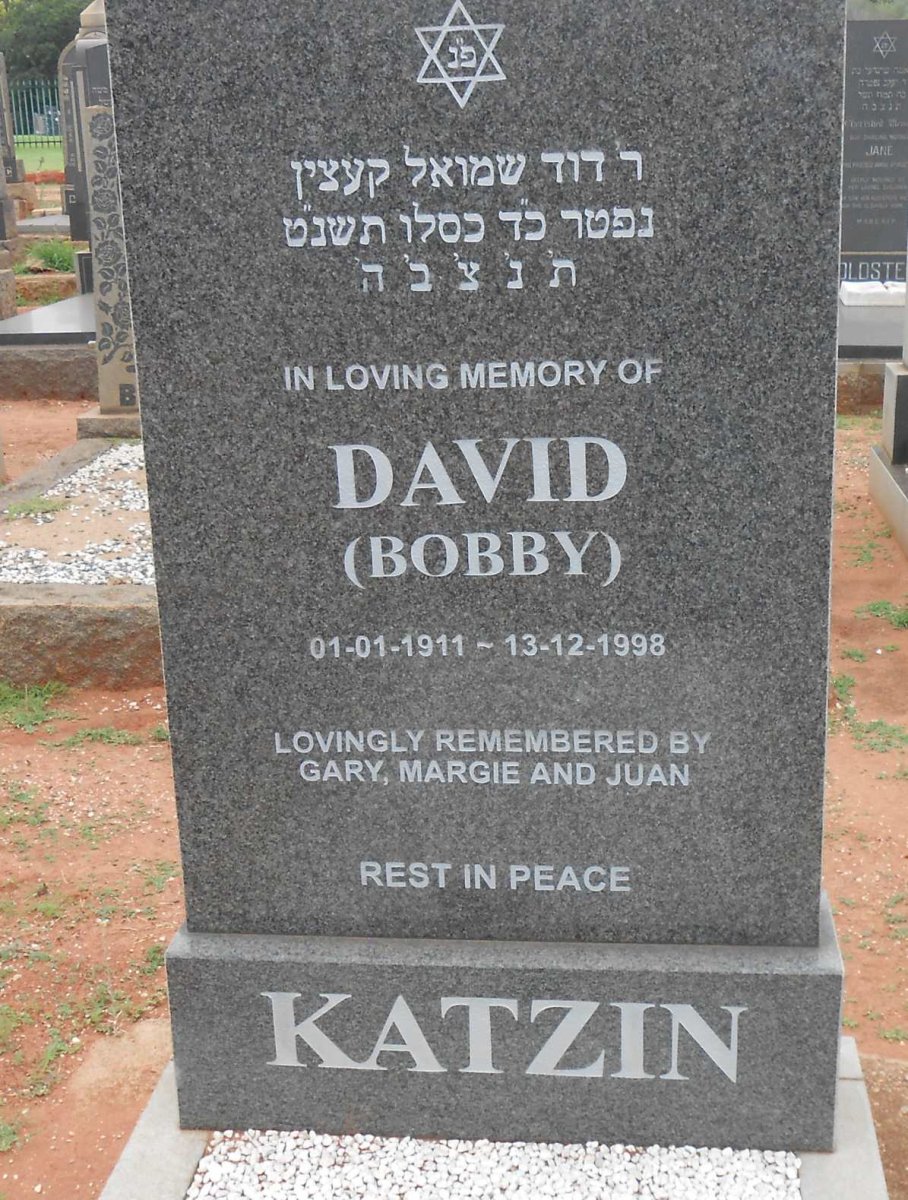 KATZIN David 1911-1998