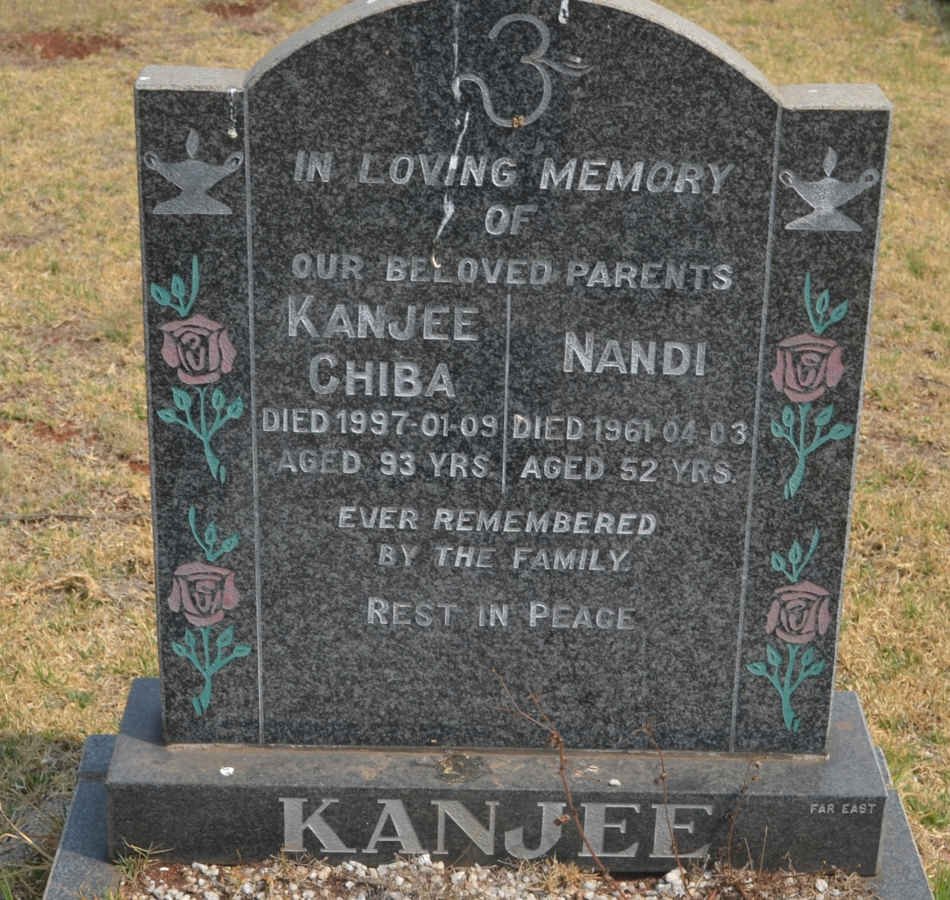 KANJEE Chiba -1997 &amp; Nandi -1961