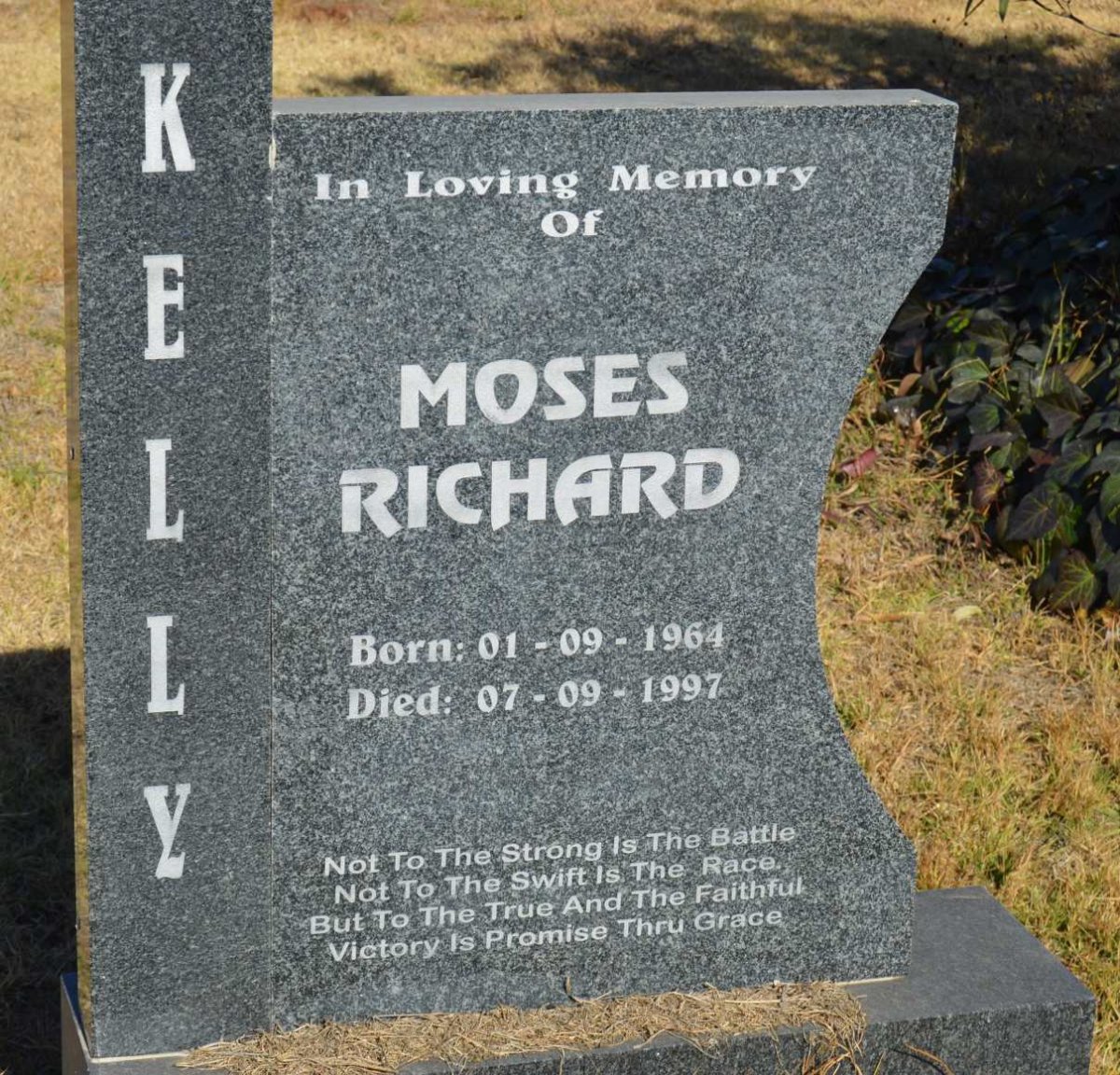 KELLY Moses Richard 1964-1997