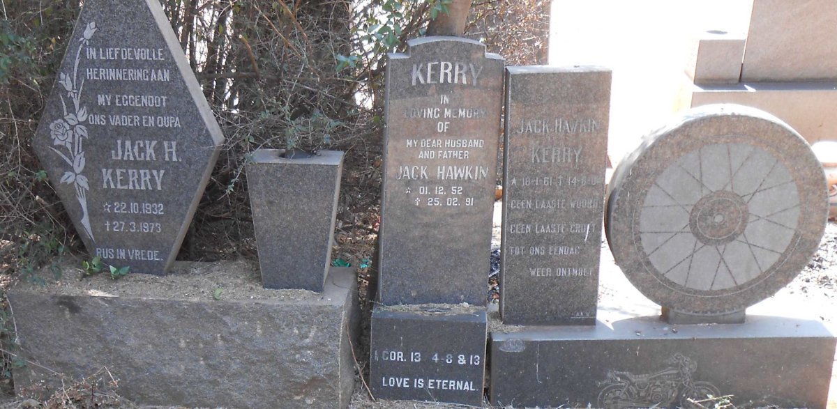 KERRY Jack H. 1932-1973 :: KERRY Jack Hawkin 1952-1991 :: KERRY Jack Hawkin 1961-1984