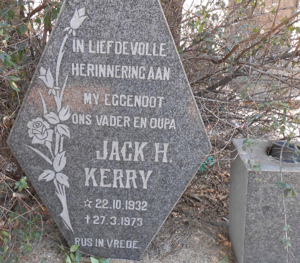 KERRY Jack H. 1932-1973