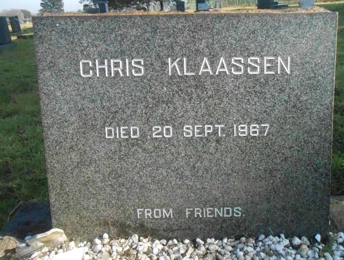 KLAASSEN Chris -1967