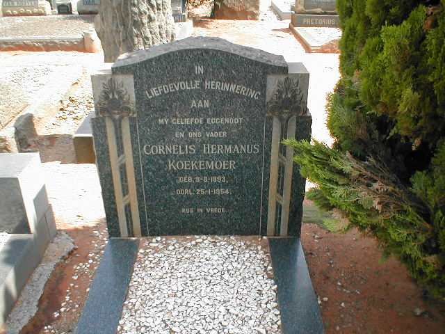 KOEKEMOER Cornelis Hermanus 1893-1954