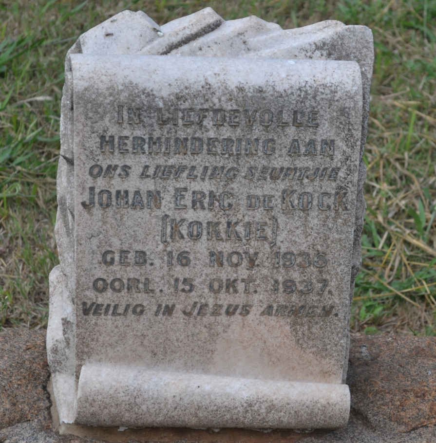 KOCK Johan Eric, de 1936-1937