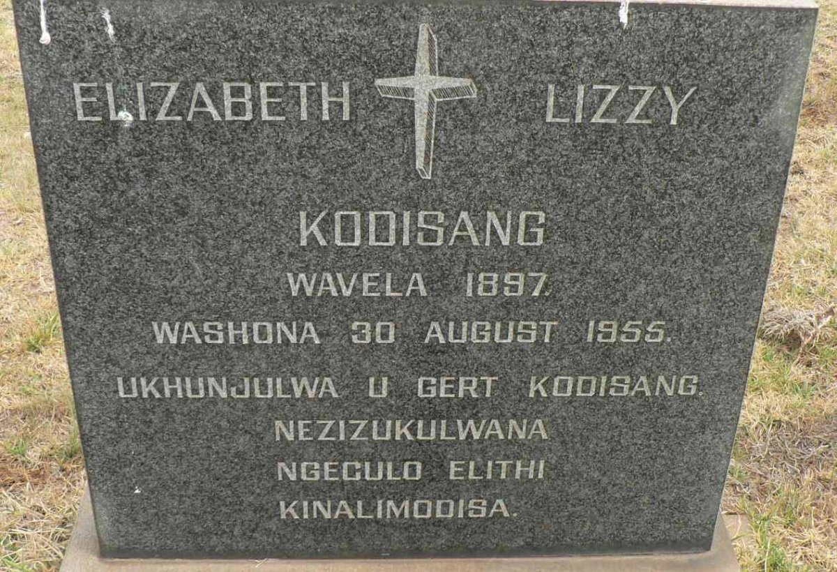 KODISANG Elizabeth1897-1955