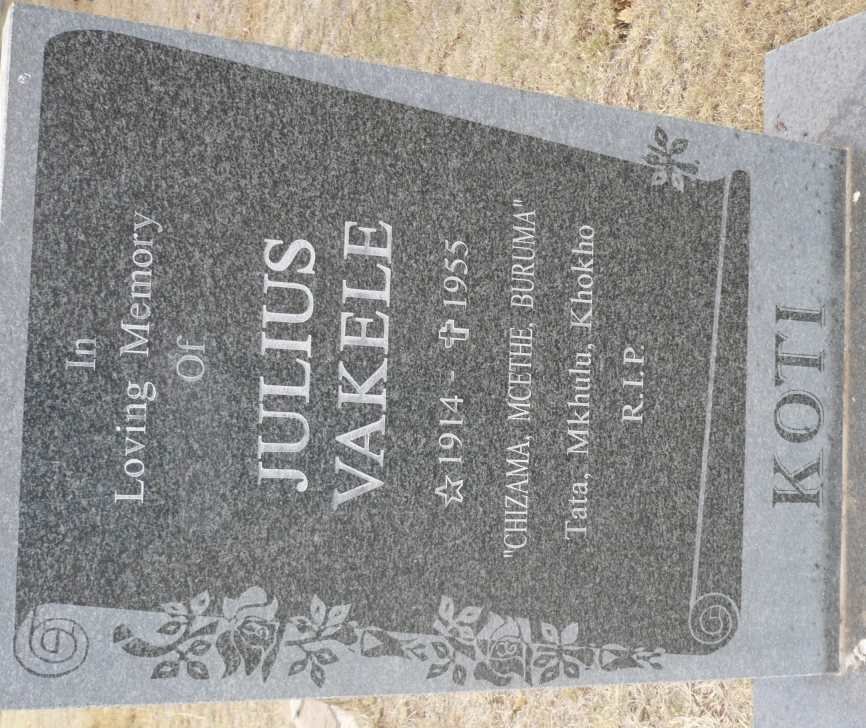 KOTI Julius Vakele 1914-1955