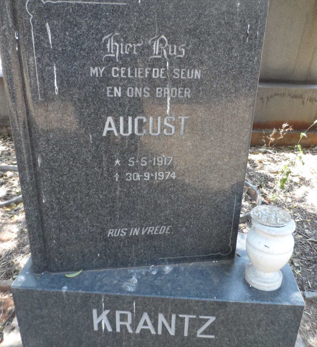 KRANTZ August 1917-1974