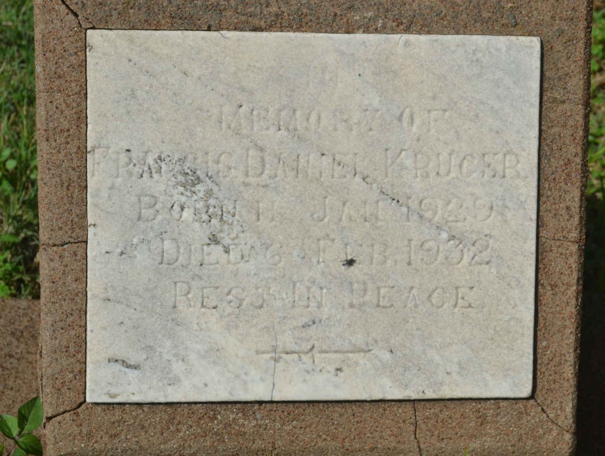 KRUGER Francis Daniel 1929-1932