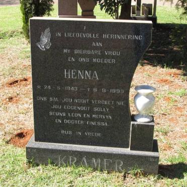 KRAMER Henna 1943-1999