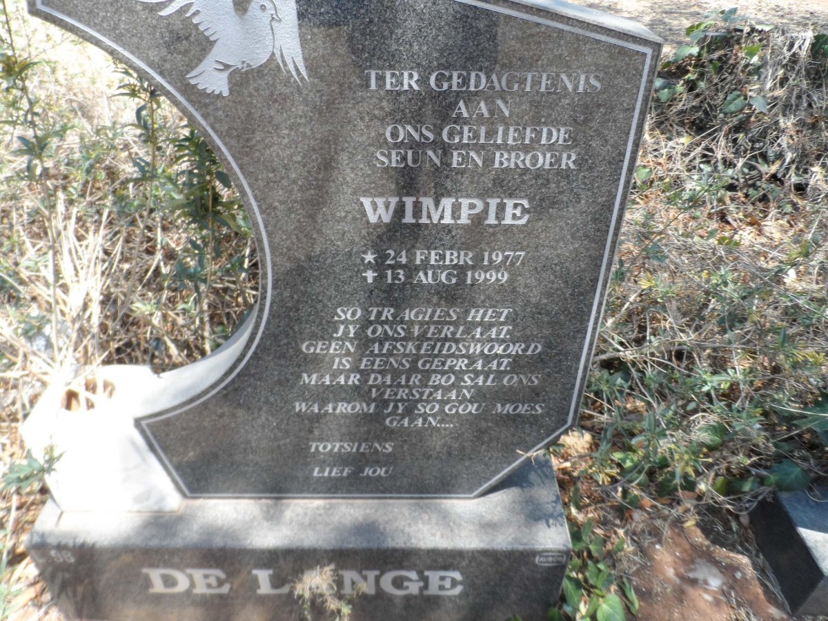 LANGE Wimpie, de 1977-1999